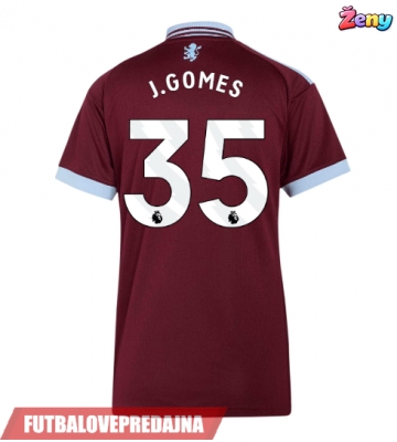 Lacne Ženy Futbalové dres Aston Villa Joao Gomes #35 2026-27 Krátky Rukáv - Domáci